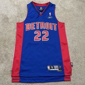 Tayshaun Prince Detroit Pistons Reebok Swingman Stitched Jersey Small Length +2